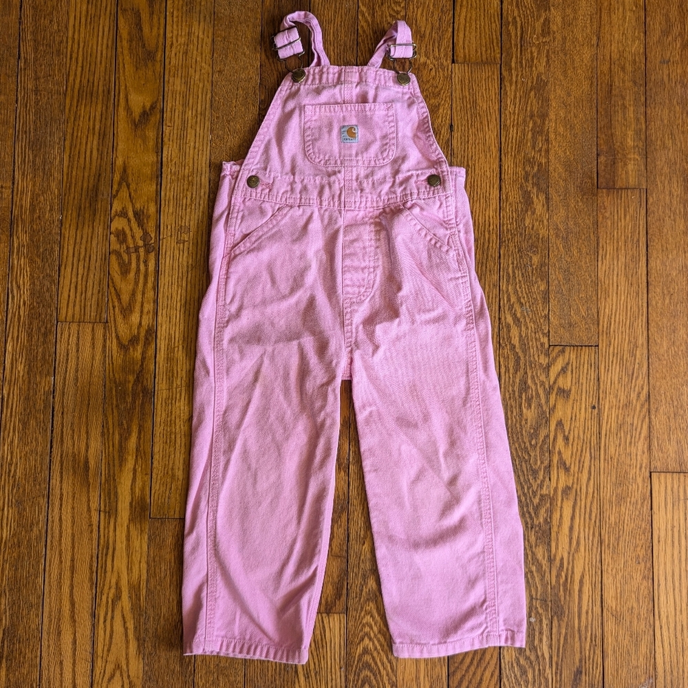 Carhartt Kids Pink Overalls